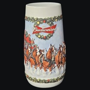 2009 Budweiser Holiday Stein "A Holiday Tradition" By Jeff Wack